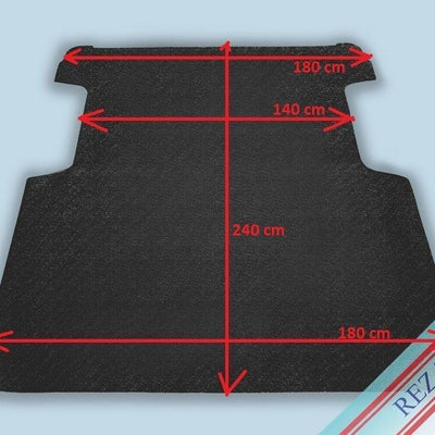 Laderaum Boden für Citroen Jumper / Peugeot Boxer I L1 Schwarz