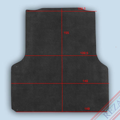 Laderaum Boden für Isuzu D-Max II Schwarz