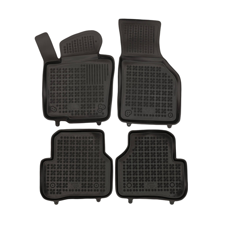 Gummi Fußmatten für Volkswagen Passat B6 B7, Passat Variant, CC Schwarz Gummi Fußmatten für Volkswagen Passat B6 B7, Passat Variant, CC Schwarz