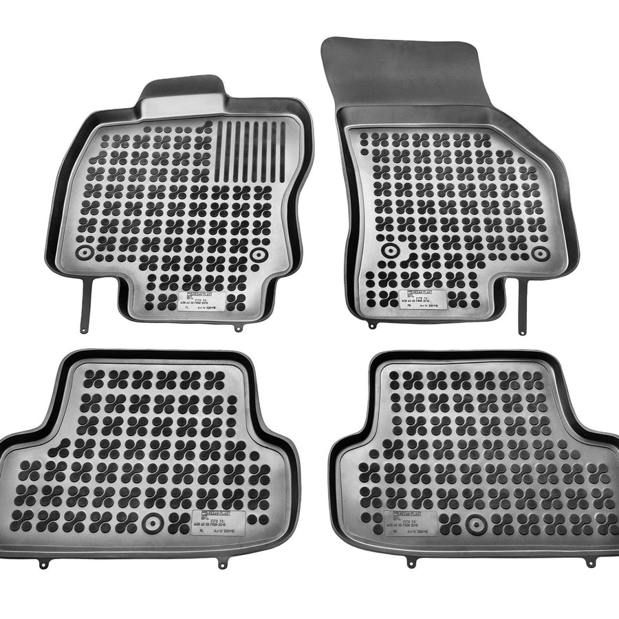 Gummi Fußmatten für Audi A3 III 8V 3-türer Schwarz Gummi Fußmatten für Audi A3 III 8V 3-türer Schwarz