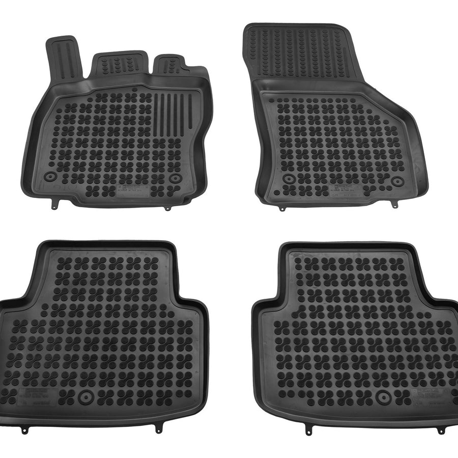 Gummi Fußmatten für Volkswagen Passat B8 Schwarz Gummi Fußmatten für Volkswagen Passat B8 Schwarz