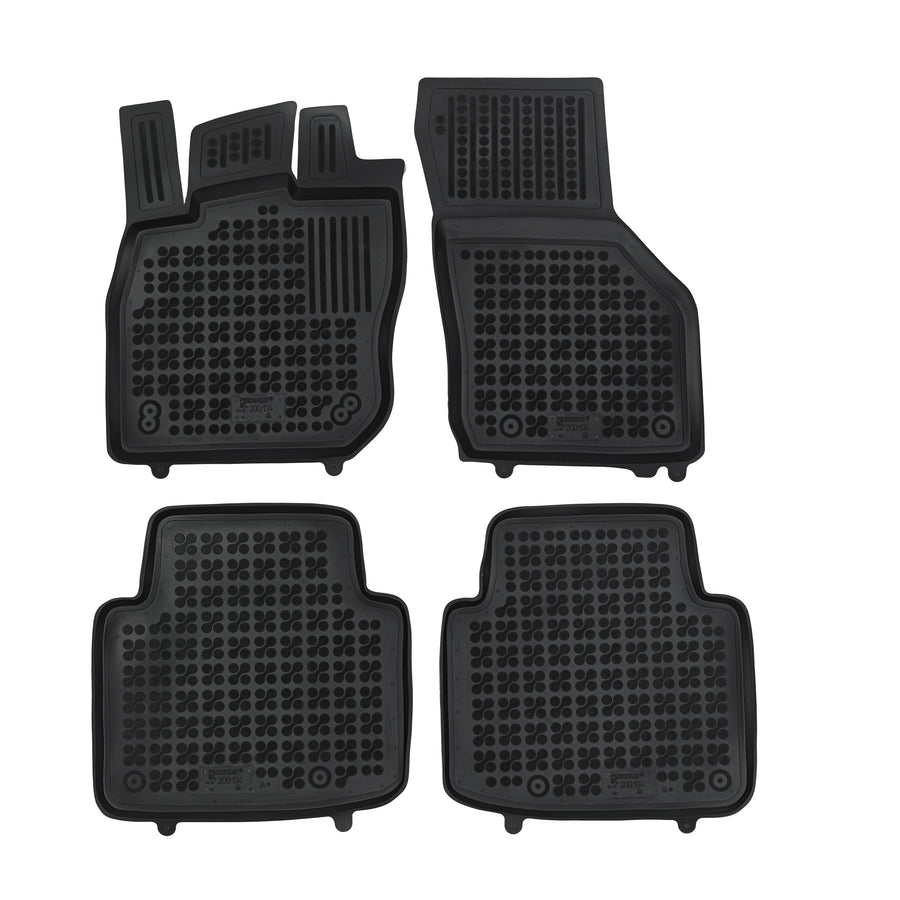Gummi Fußmatten für Volkswagen Passat B9 Schwarz Gummi Fußmatten für Volkswagen Passat B9 Schwarz