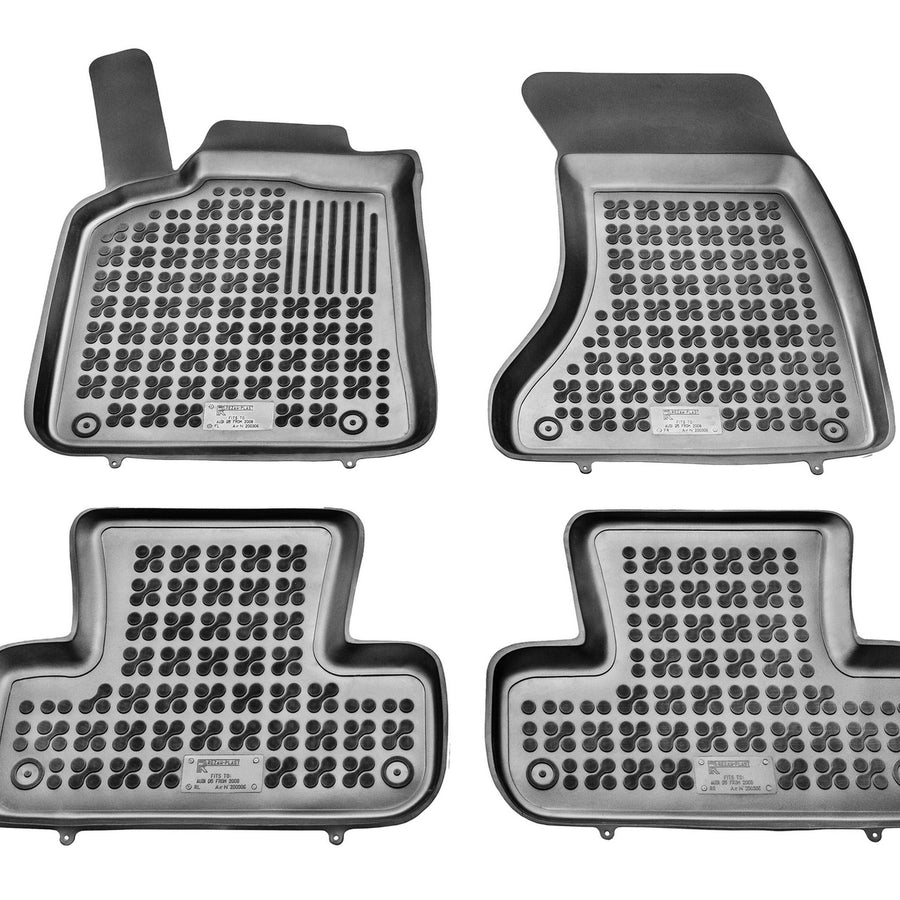 Gummi Fußmatten für Audi Q5 Schwarz Gummi Fußmatten für Audi Q5 Schwarz