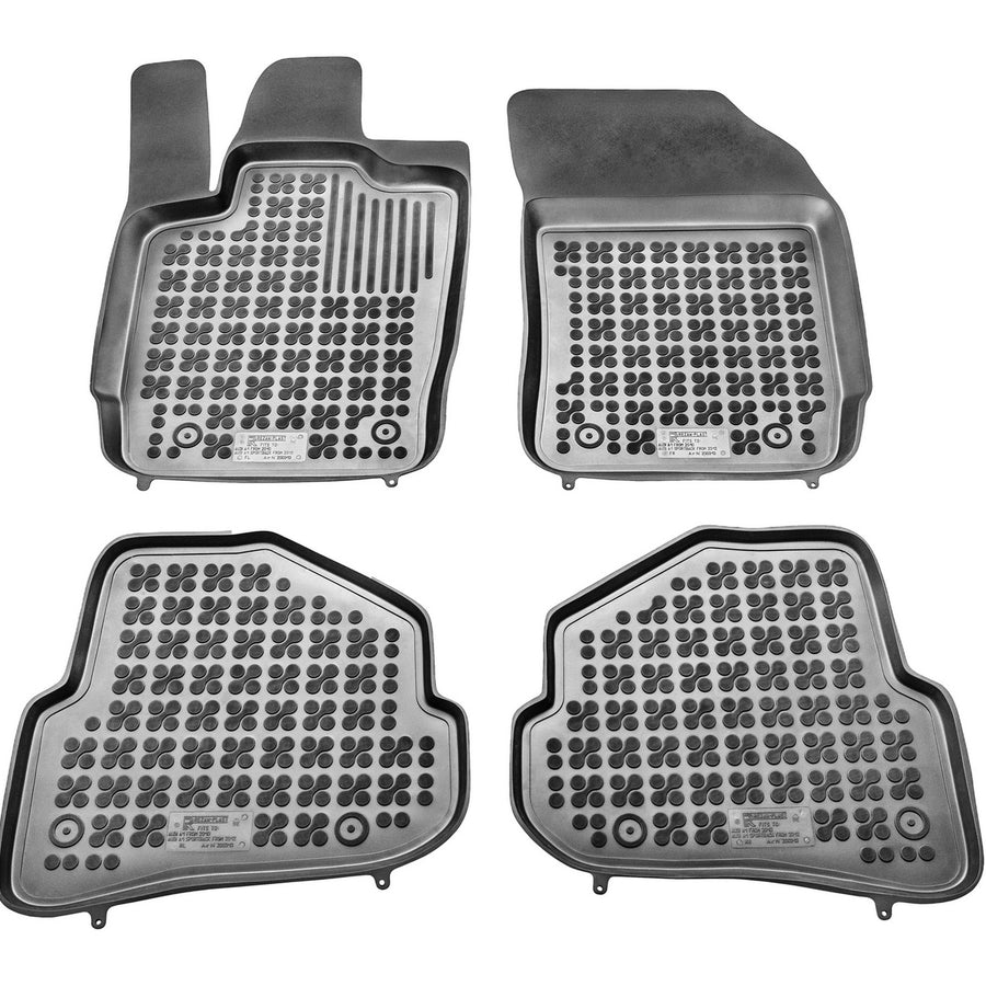 Gummi Fußmatten für Audi A1 Schwarz Gummi Fußmatten für Audi A1 Schwarz