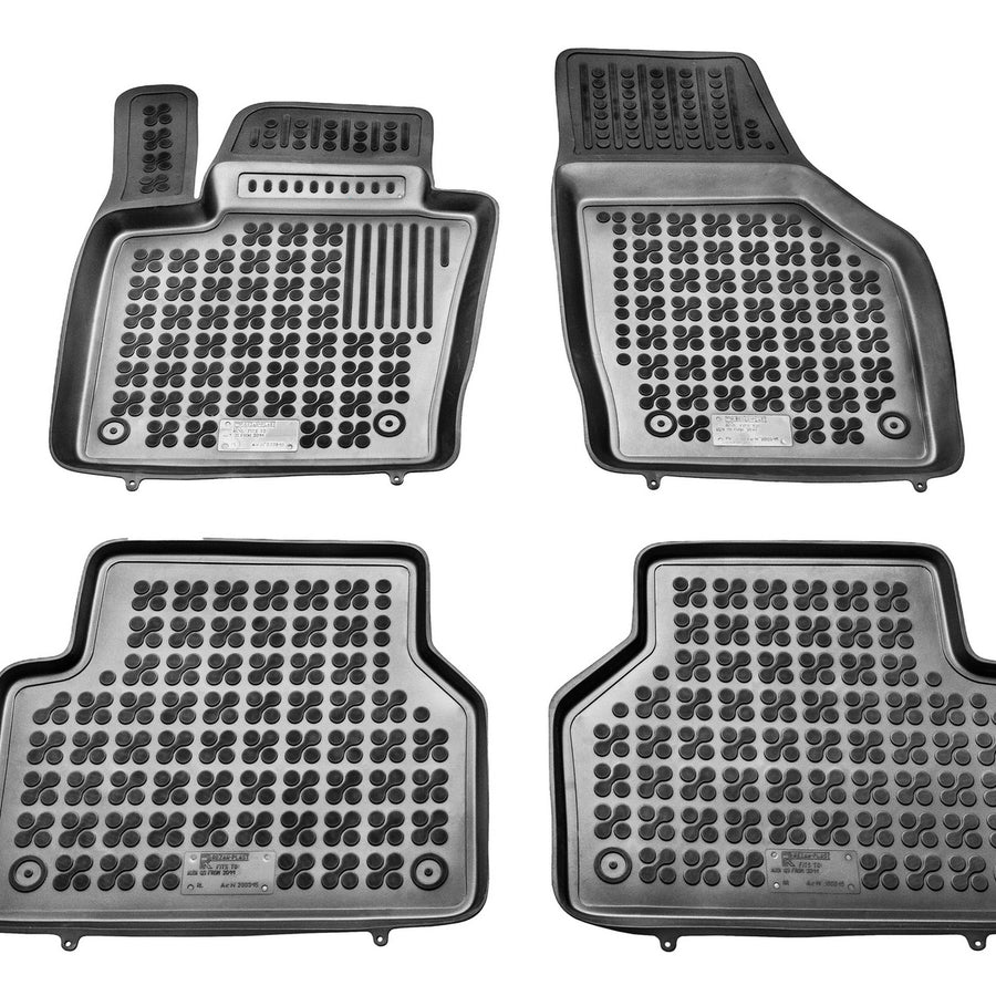 Gummi Fußmatten für Audi Q3 Schwarz Gummi Fußmatten für Audi Q3 Schwarz