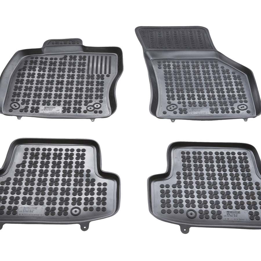 Gummi Fußmatten für Audi Q2 Schwarz Gummi Fußmatten für Audi Q2 Schwarz