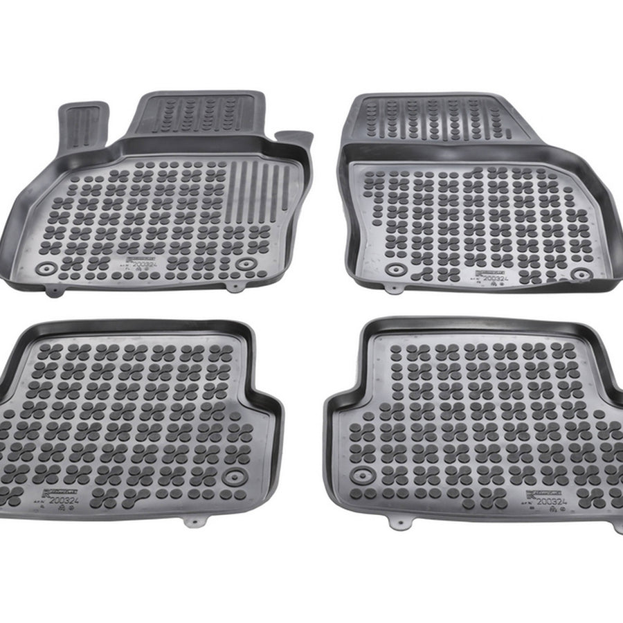 Gummi Fußmatten für Audi A1 II Schwarz Gummi Fußmatten für Audi A1 II Schwarz