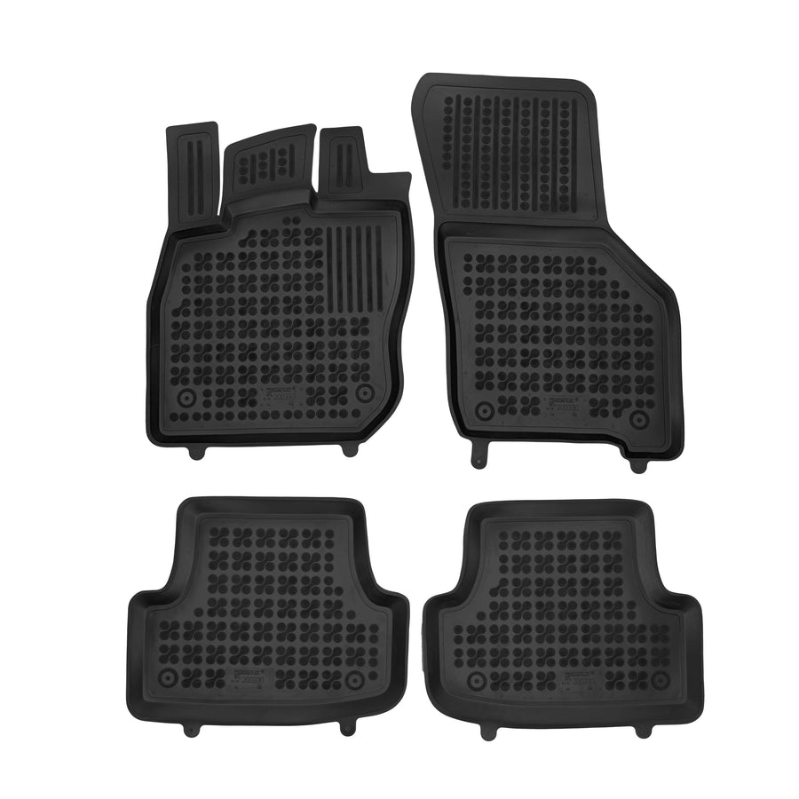 Gummi Fußmatten für Audi A3 IV 8Y Stromspannungskonverter Schwarz Gummi Fußmatten für Audi A3 IV 8Y Stromspannungskonverter Schwarz