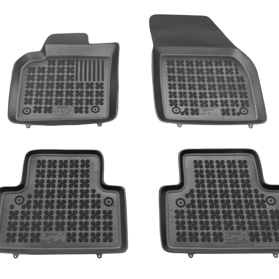 Gummi Fußmatten für Volvo S40 II Schwarz Gummi Fußmatten für Volvo S40 II Schwarz