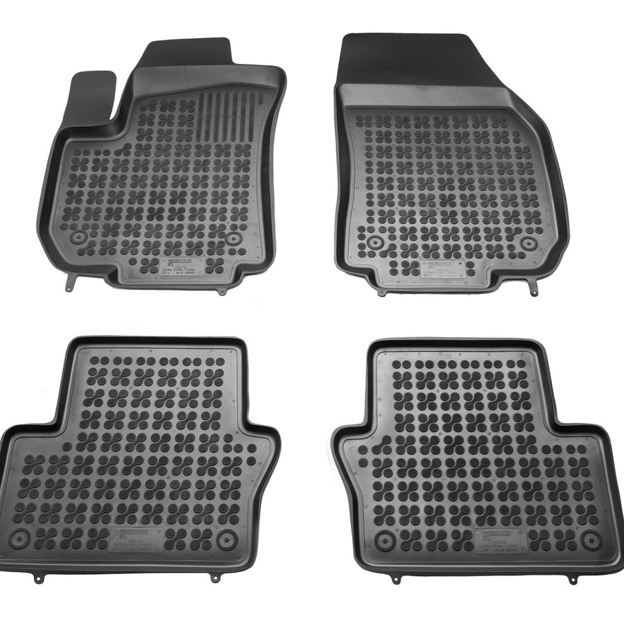 Gummi Fußmatten für Opel Zafira B Schwarz Gummi Fußmatten für Opel Zafira B Schwarz