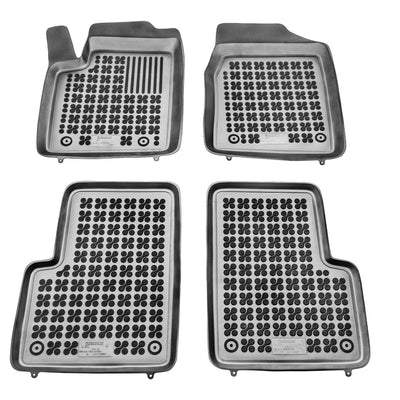 Gummi Fußmatten für Ford Ka II Schwarz