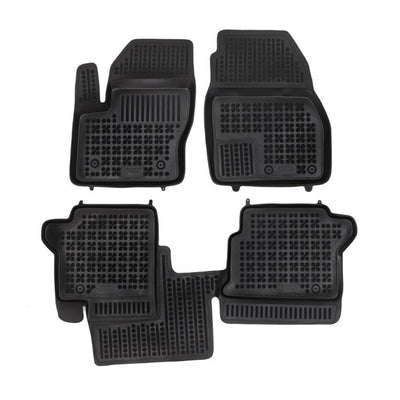 Gummi Fußmatten für Ford Grand Tourneo Connect II Schwarz