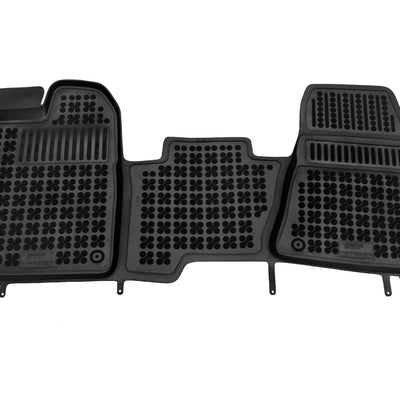 Gummi Fußmatten für Ford Transit (2012-) / Tourneo / Custom 3 Sitzer