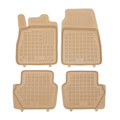 Gummi Fußmatten für Ford Fiesta VIII Ecosport Puma Beige