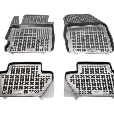 Gummi Fußmatten für Ford Ka III Ka+ Schwarz