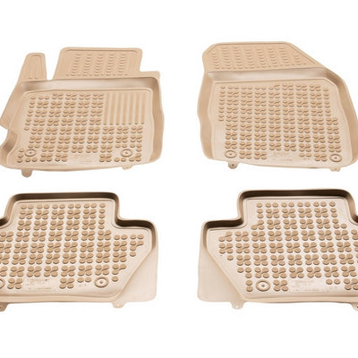 Gummi Fußmatten für Ford Ka III Ka+ Beige