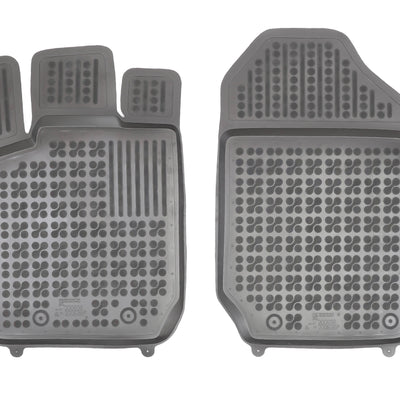 Gummi Fußmatten für Ford Ranger V Schwarz / 4-Sitzer