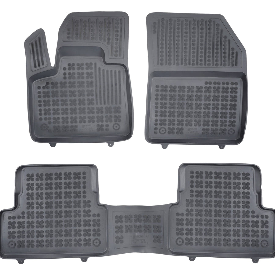 Gummi Fußmatten für Ford Mustang Mach-E Schwarz Gummi Fußmatten für Ford Mustang Mach-E Schwarz