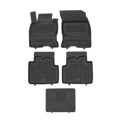 Gummi Fußmatten für Ford Kuga III Plug-In Hybrid / Schwarz