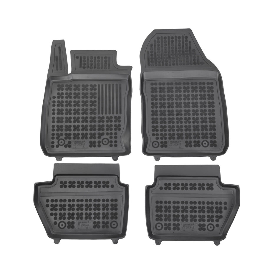 Gummi Fußmatten für Ford Ecosport II Schwarz Gummi Fußmatten für Ford Ecosport II Schwarz