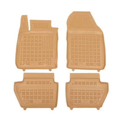 Gummi Fußmatten für Ford Ecosport II Beige