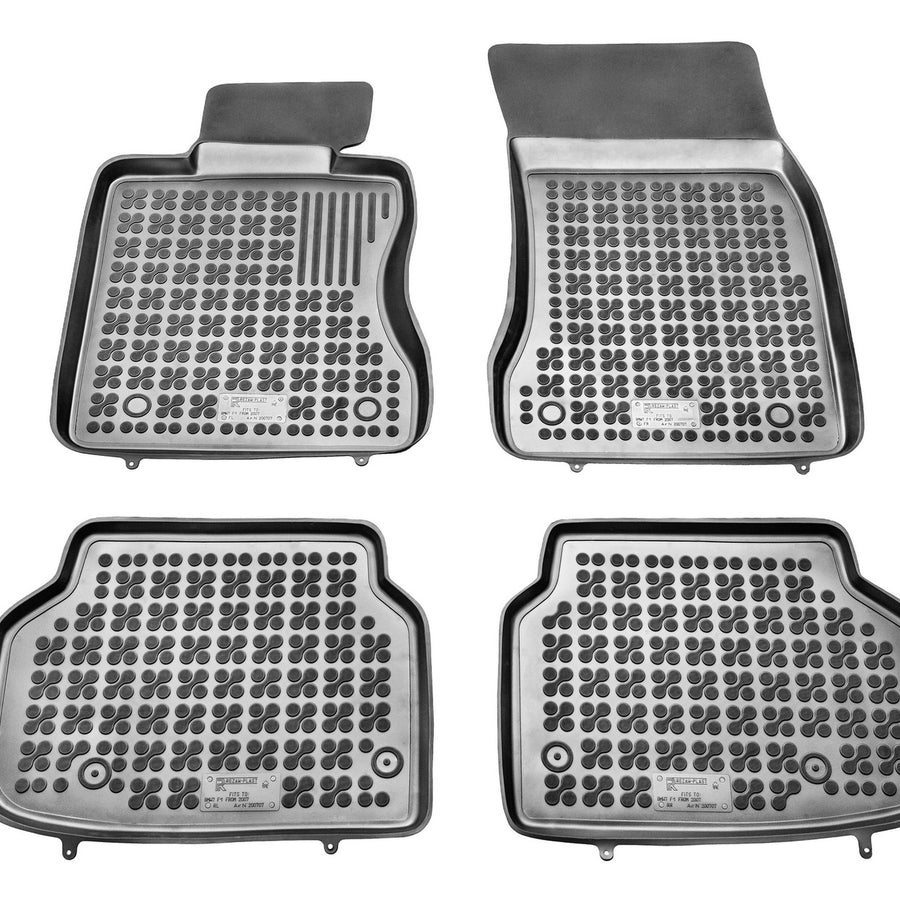 Gummi Fußmatten für BMW 7 F1 Schwarz Gummi Fußmatten für BMW 7 F1 Schwarz