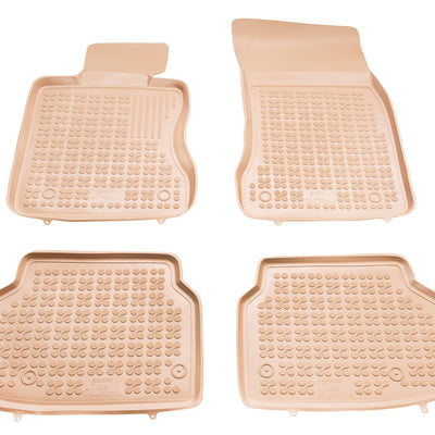 Gummi Fußmatten für BMW 7 F1 Beige