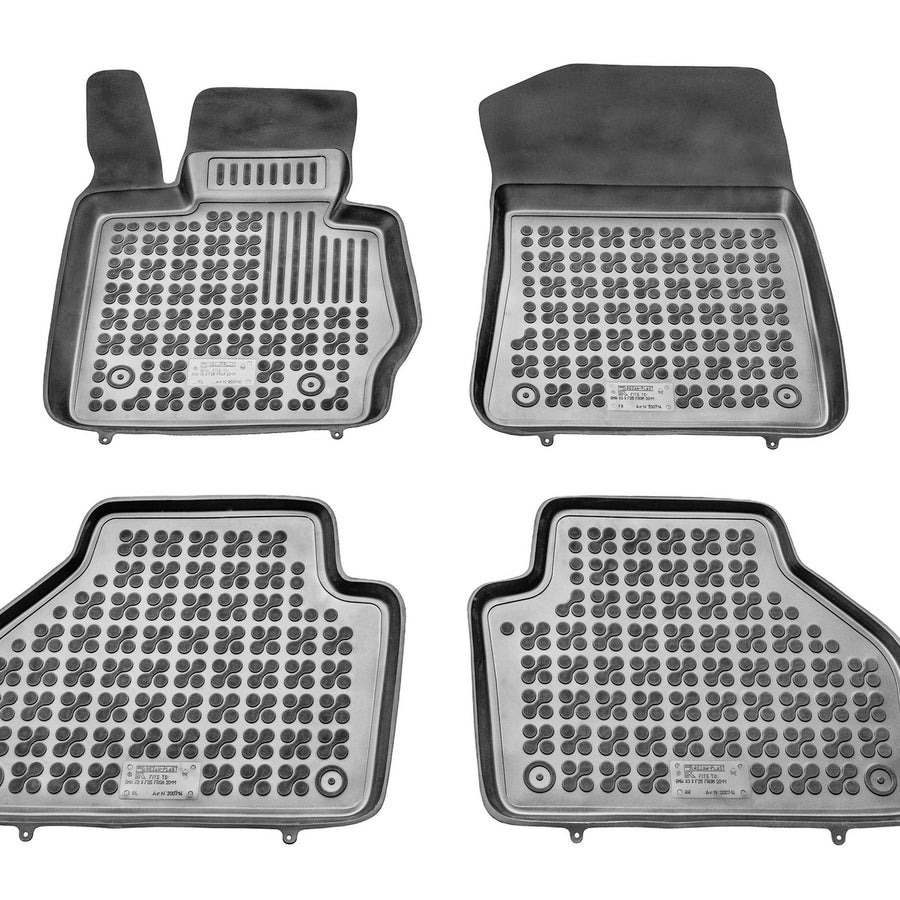 Gummi Fußmatten für BMW X3 II / X4 Schwarz Gummi Fußmatten für BMW X3 II / X4 Schwarz