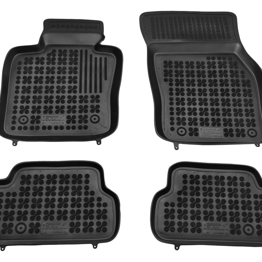 Gummi Fußmatten für Mini One Cooper III Schwarz Gummi Fußmatten für Mini One Cooper III Schwarz