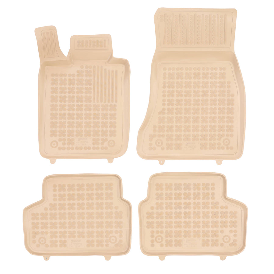 Gummi Fußmatten für BMW 5 G30 G31 Beige Gummi Fußmatten für BMW 5 G30 G31 Beige