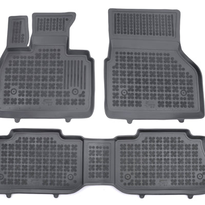 Gummi Fußmatten für BMW iX (I20) Schwarz