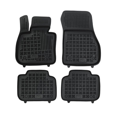 Gummi Fußmatten für BMW X2 U10 Schwarz