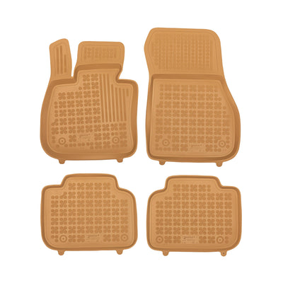 Gummi Fußmatten für BMW X2 U10 Beige