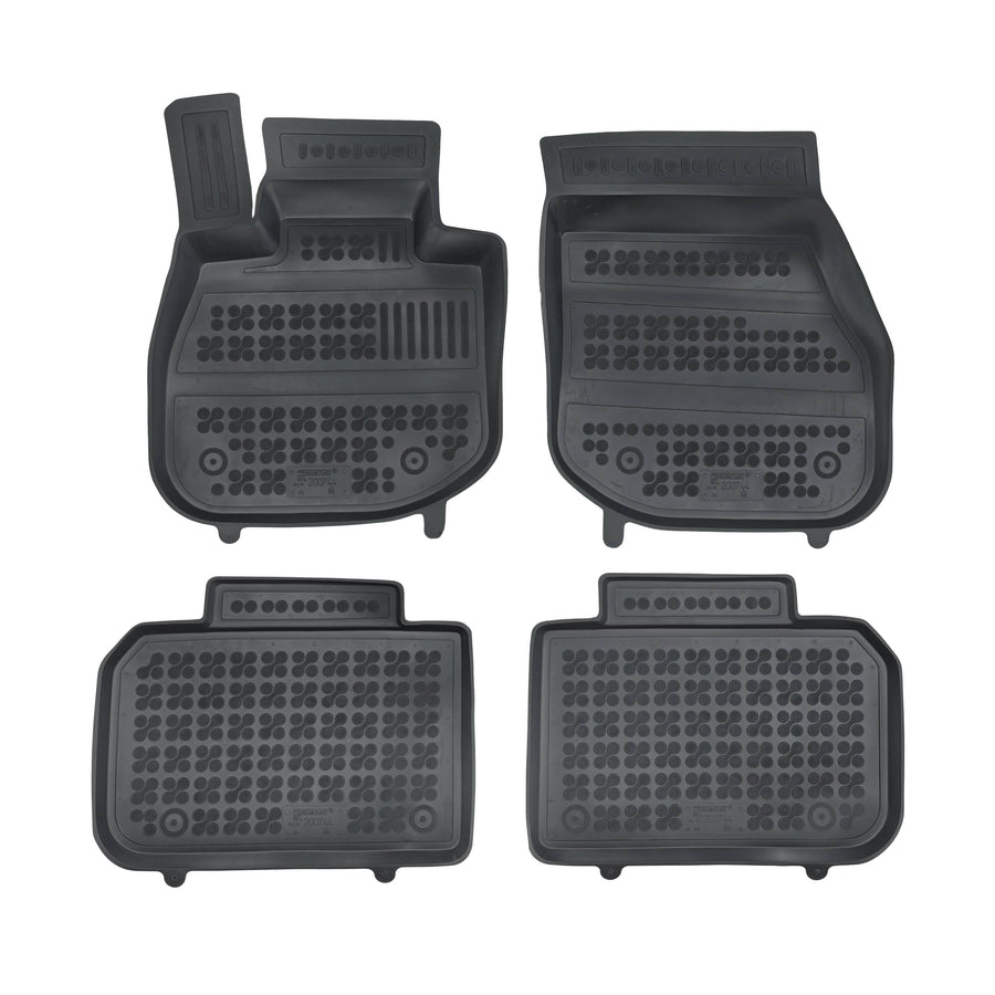 Gummi Fußmatten für BMW iX1 Schwarz Gummi Fußmatten für BMW iX1 Schwarz