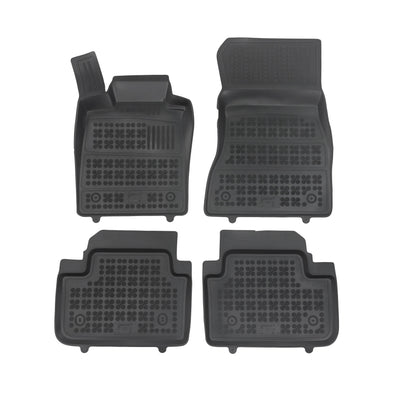 Gummi Fußmatten für BMW 5 / i5 G60 G61 Schwarz