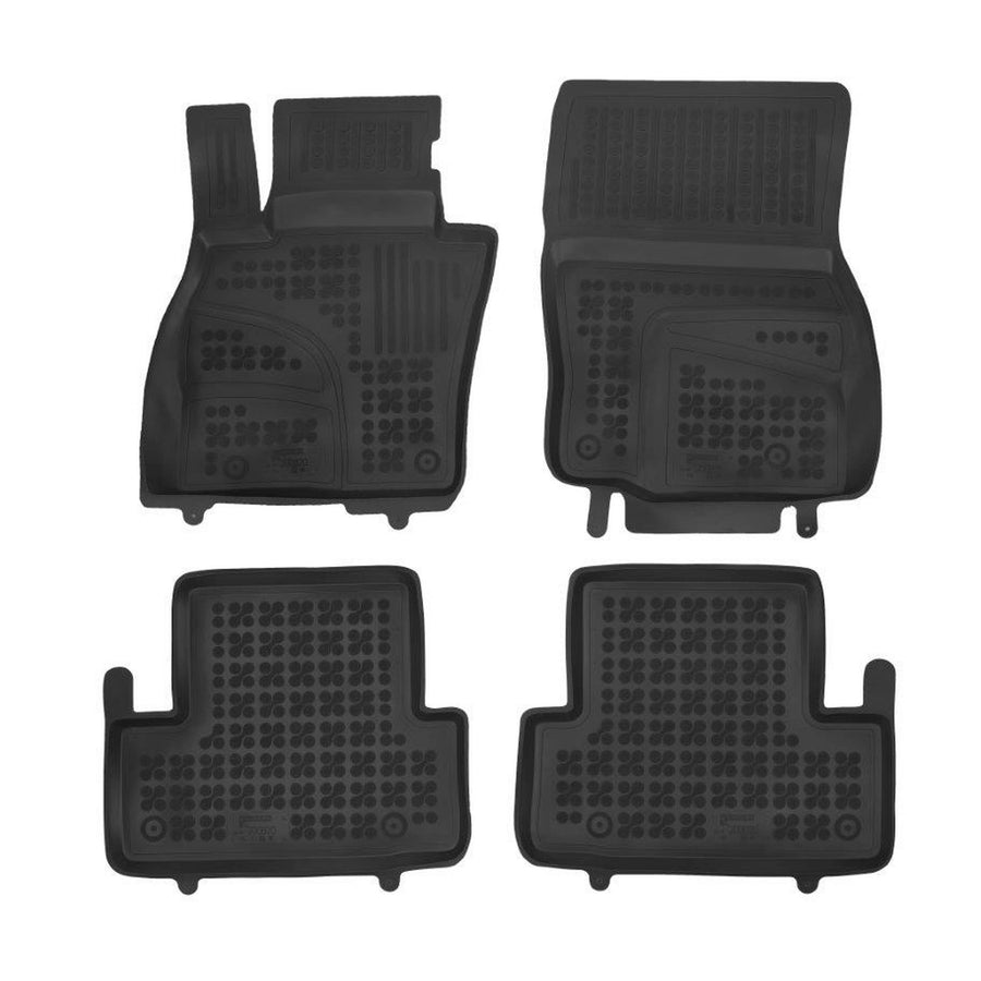 Gummi Fußmatten für Mazda CX-60 Schwarz Gummi Fußmatten für Mazda CX-60 Schwarz