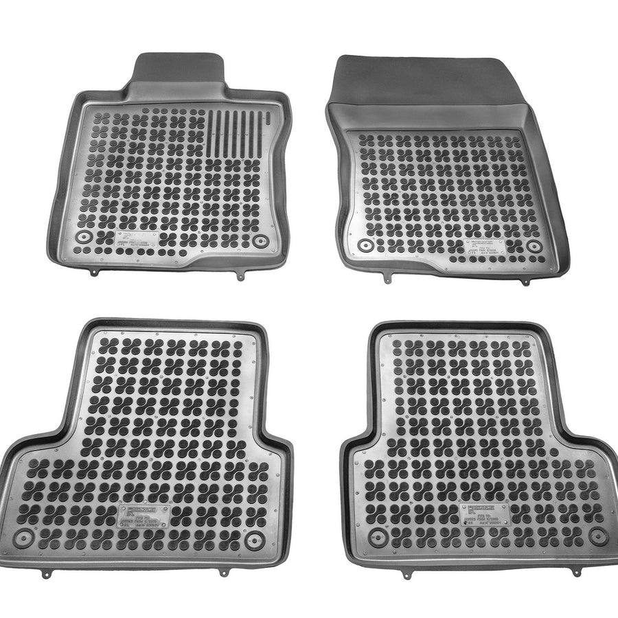 Gummi Fußmatten für Honda Accord VIII Schwarz Gummi Fußmatten für Honda Accord VIII Schwarz