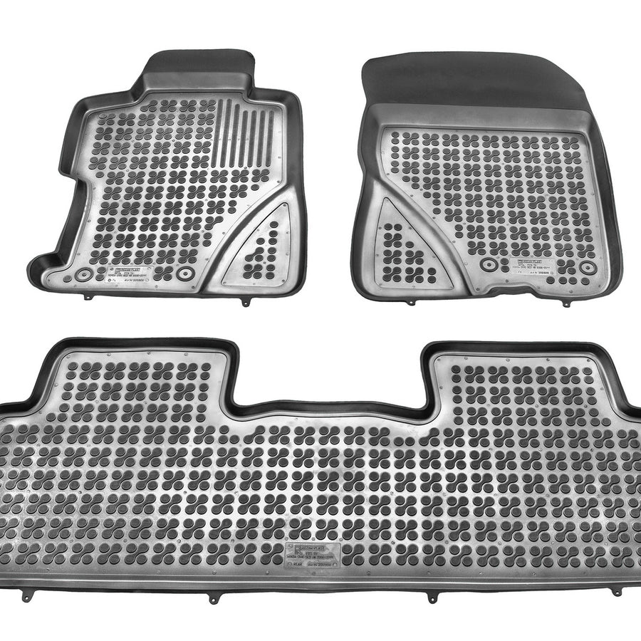 Gummi Fußmatten für Honda Civic VIII Limousine Schwarz Gummi Fußmatten für Honda Civic VIII Limousine Schwarz