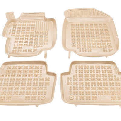 Gummi Fußmatten für Honda Accord VII Beige