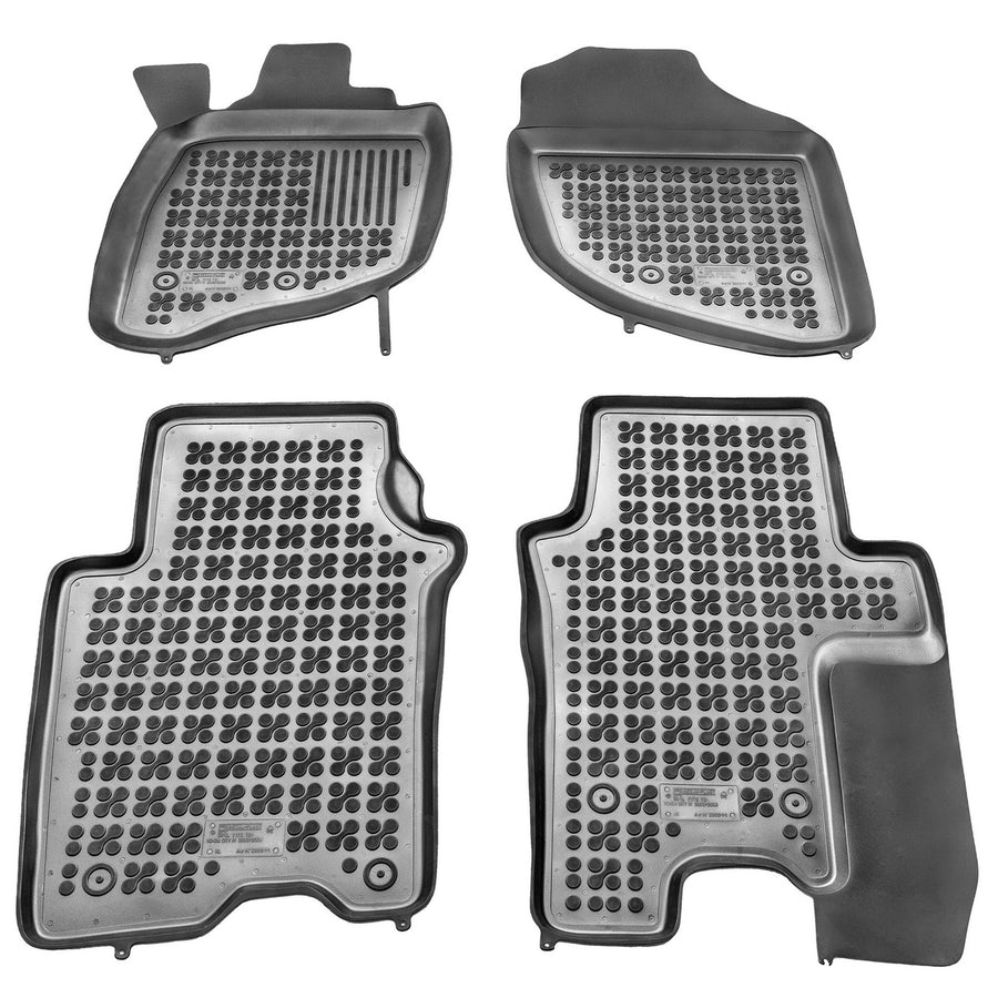 Gummi Fußmatten für Honda City IV Schwarz Gummi Fußmatten für Honda City IV Schwarz