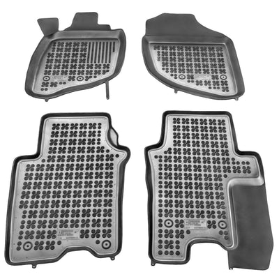 Gummi Fußmatten für Honda City IV Schwarz