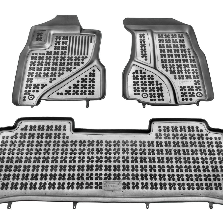 Gummi Fußmatten für Honda CRV II Schwarz Gummi Fußmatten für Honda CRV II Schwarz