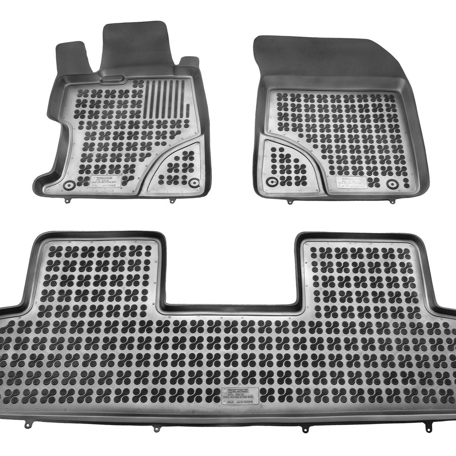 Gummi Fußmatten für Honda Civic IX Limousine Schwarz Gummi Fußmatten für Honda Civic IX Limousine Schwarz
