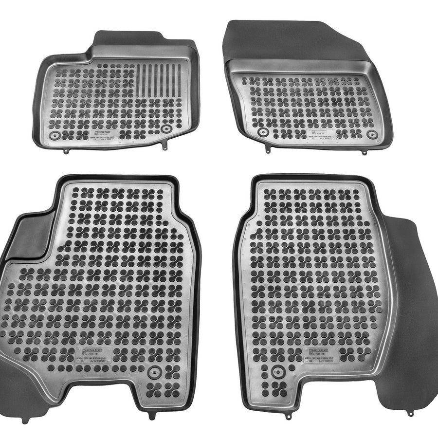Gummi Fußmatten für Honda Civic IX Schwarz Gummi Fußmatten für Honda Civic IX Schwarz