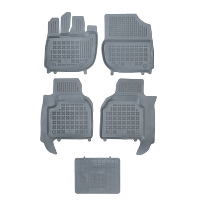 Gummi Fußmatten für Honda HRV III Grau
