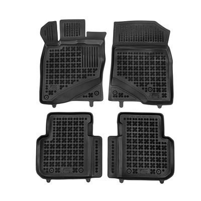 Gummi Fußmatten für Honda Civic XI Schwarz