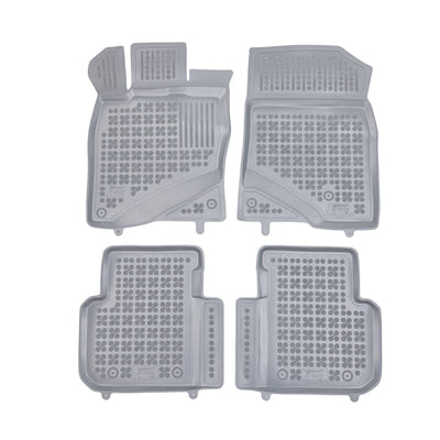 Gummi Fußmatten für Honda Civic XI Grau