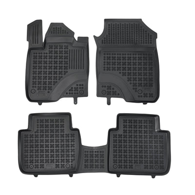 Gummi Fußmatten für Honda ZR-V Schwarz