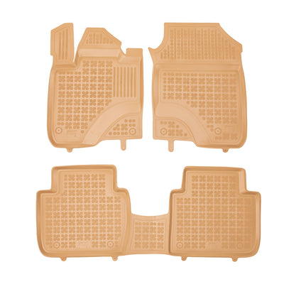 Gummi Fußmatten für Honda ZR-V Beige