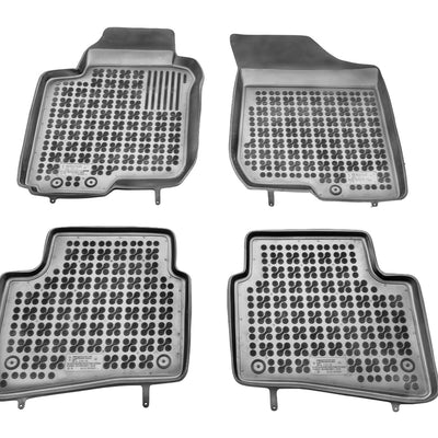 Gummi Fußmatten für Hyundai i30 I / Kia Ceed I Schwarz